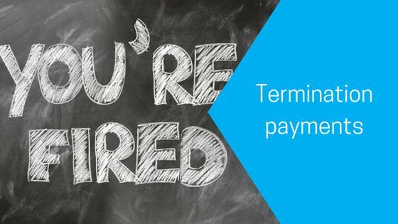 Termination payments