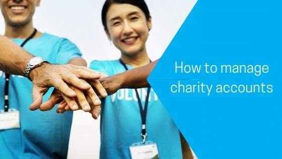 How to manage charity accounts