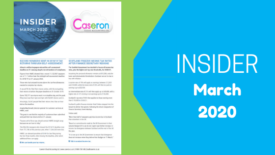 Caseron Insider - March 2020 - Income Tax