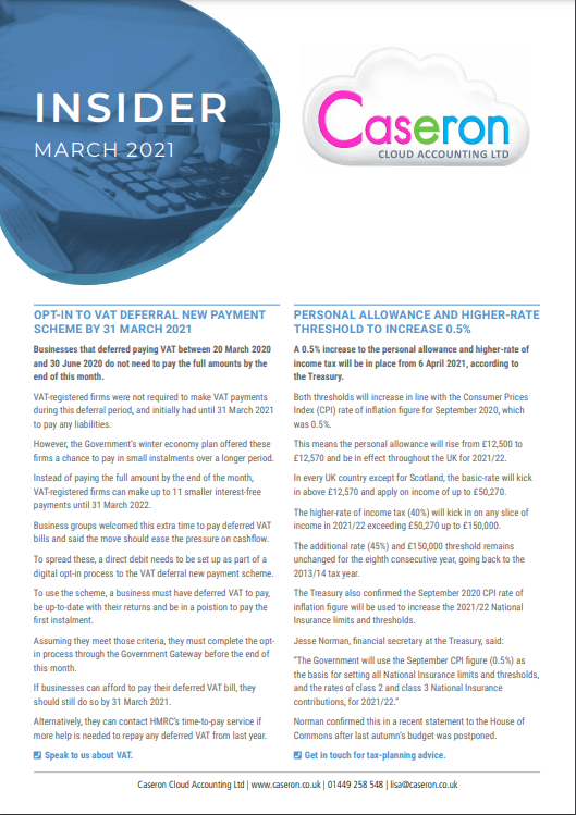 Caseron Insider - Government Grants