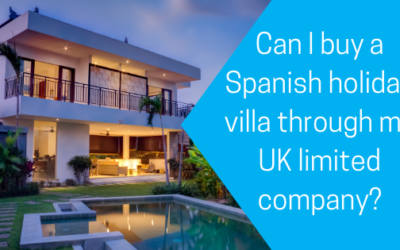 Can I buy a Spanish holiday villa through my UK limited company?
