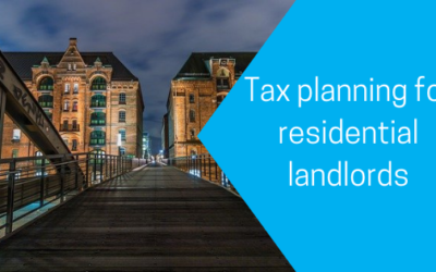 Tax planning for residential landlords