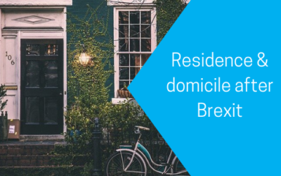 Residence & domicile after Brexit