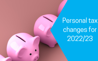 Personal tax changes for 2022/23