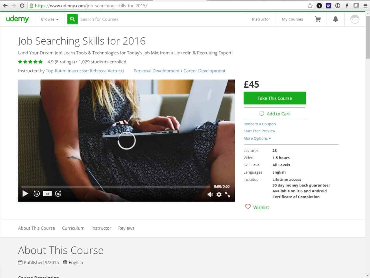 online course