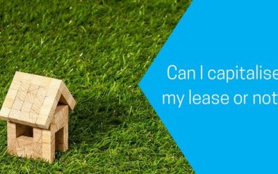 Can I capitalise my lease or not?