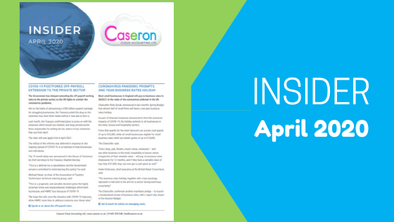 Caseron Insider – April 2020