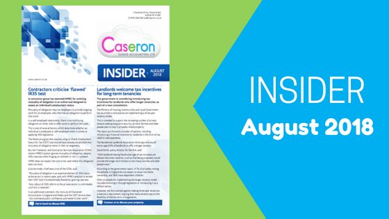 Caseron Insider – August 2018
