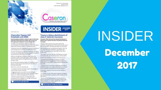Caseron Insider – December 2017