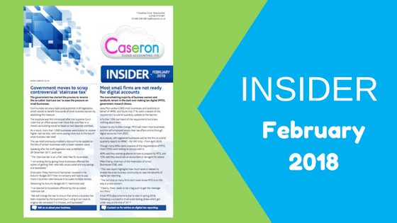 Caseron Insider – February 2018