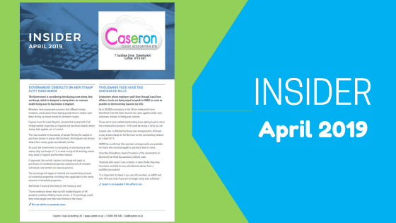Caseron Insider – April 2019