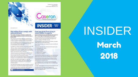 Caseron Insider – March 2018