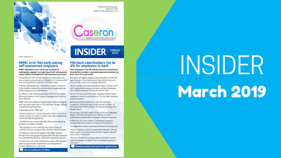 Caseron Insider – March 2019