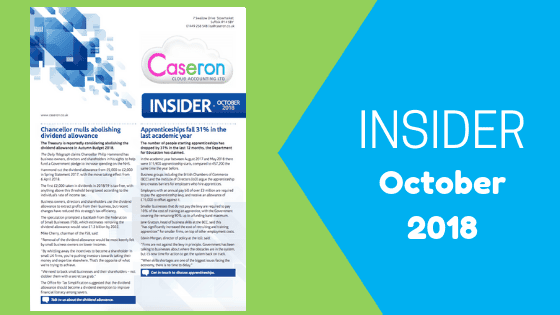 Caseron Insider – October 2018