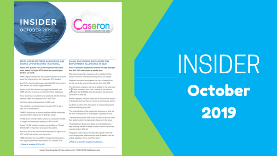 Caseron Insider – October 2019