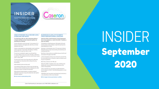 Caseron Insider – September 2020