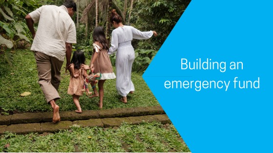 Building an emergency fund
