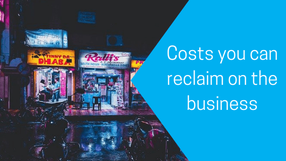 Costs you can reclaim on the business