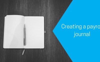 Creating a payroll journal