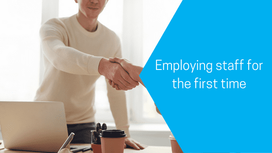 Employing staff for the first time