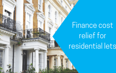 Finance cost relief for residential lets
