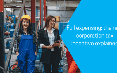 Full expensing: the new corporation tax incentive explained