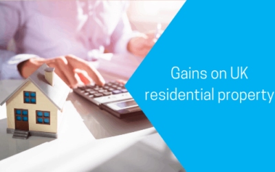 Gains on UK residential property
