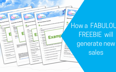 How a  FABULOUS FREEBIE  will generate new sales
