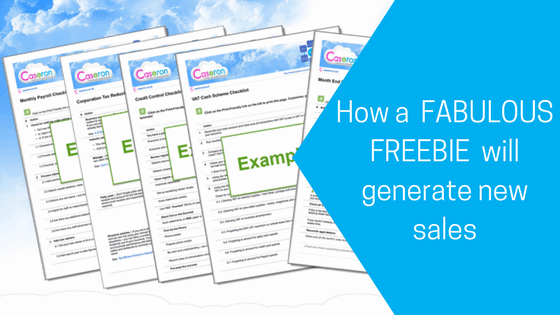 How a  FABULOUS FREEBIE  will generate new sales