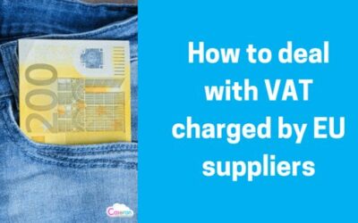 How to deal with VAT charged by EU suppliers