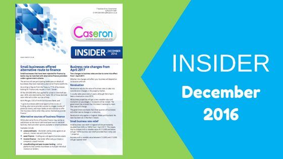 Caseron Insider –  December 2016