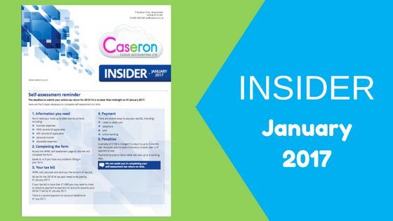 Caseron Insider –  January 2017