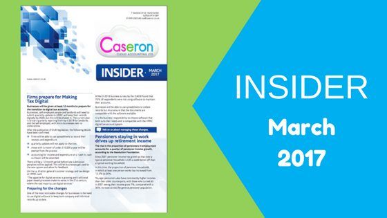 Caseron Insider –  March 2017