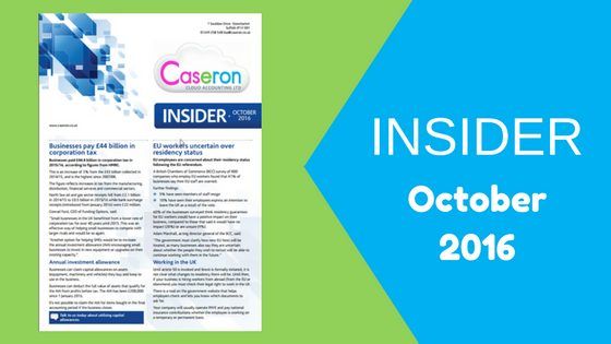 Caseron Insider –  October 2016