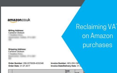 Reclaiming VAT on Amazon purchases