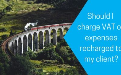 Should I charge VAT on expenses recharged to my client?