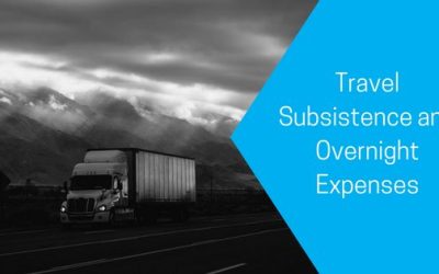 Travel Subsistence and Overnight Expenses