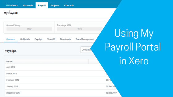 Using My Payroll Portal in Xero