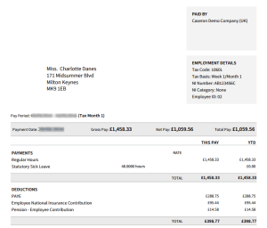 payslip