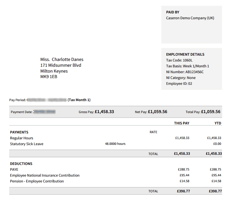 payslip