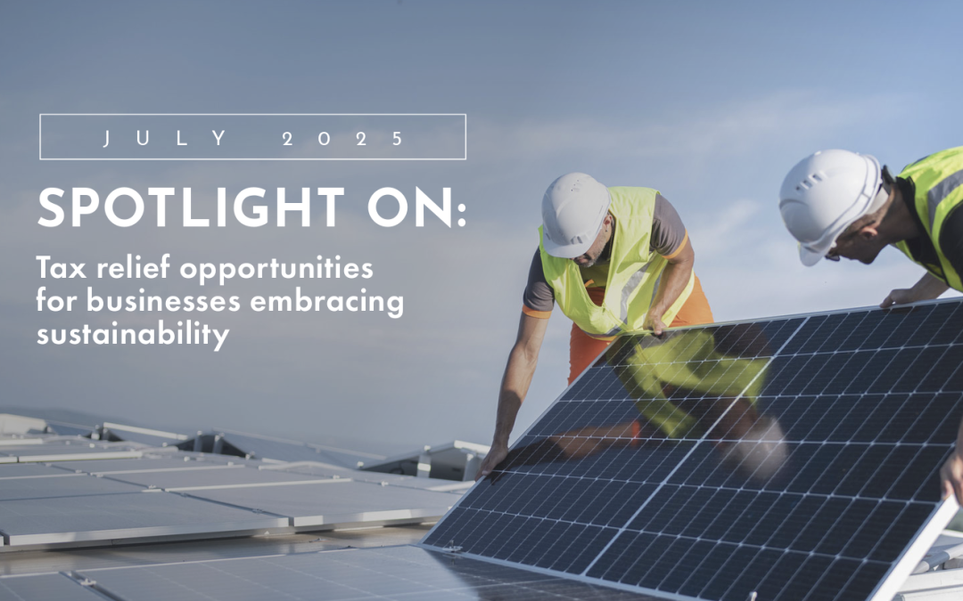 Tax Relief Opportunities for Businesses Embracing Sustainability
